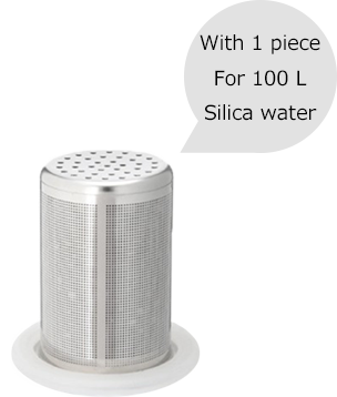 One piece of 100 liters of silica water